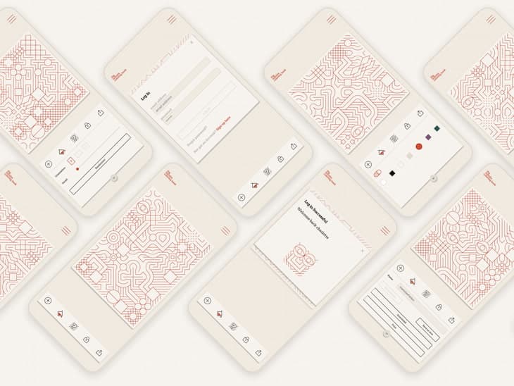 The Infinite Coloring Book App Screens